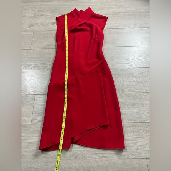 Love Moschino Elegant Red Sleeveless Midi Dress - Picture 14 of 14